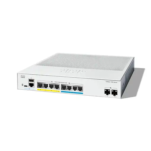 Cisco Catalyst C1300-8MGP-2X switch Gestionado L2/L3 Gigabit Ethernet (10/100/1000 Cisco Catalyst C1300-8MGP-2X switch Gestionado L2/L3 Gigabit Ethernet (10/100/1000
