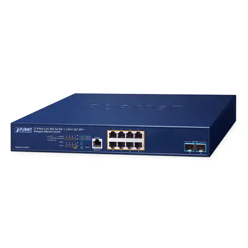 PLANET Layer 3, 8-Port 2.5GBASE-T Gestionado L3 2.5G Ethernet (100/1000/2500) PLANET Layer 3, 8-Port 2.5GBASE-T Gestionado L3 2.5G Ethernet (100/1000/2500)