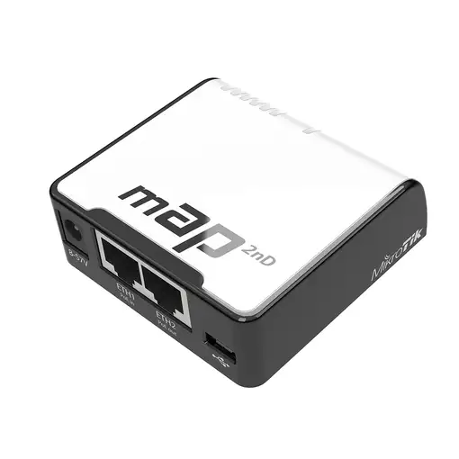 Mikrotik mAP Negro, Blanco Energía sobre Ethernet (PoE)