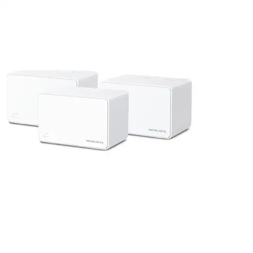 Mercusys Halo H80X (3-pack) Doble banda (2,4 GHz / 5 GHz) Wi-Fi 6(802.11ax) Blanco