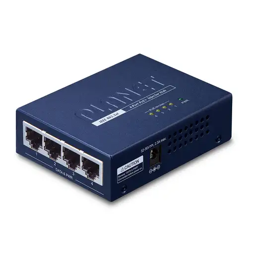 PLANET HPOE-460 Energía sobre Ethernet (PoE) Azul