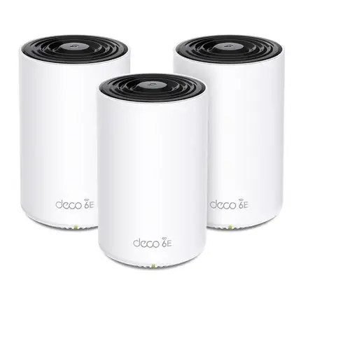 TP-Link Deco XE75 Tribanda (2.4 GHz / 5 GHz / 6 GHz) Wi-Fi 6E (802.11ax) Blanco TP-Link Deco XE75 Tribanda (2.4 GHz / 5 GHz / 6 GHz) Wi-Fi 6E (802.11ax) Blanco