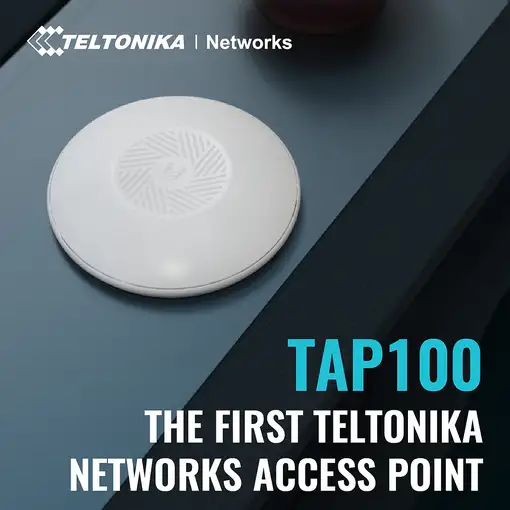 Teltonika · Accesspoint· TAP100· 2x1· Wi-Fi 4· 300Mbit· 1x 10/100· 15W PoE - Acces