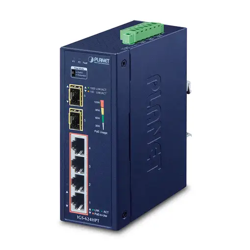 PLANET IGS-624HPT switch No administrado Gigabit Ethernet (10/100/1000)