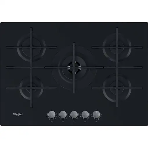 Whirlpool AKWL 728/NB Negro Integrado 75 cm Encimera de gas 5 zona(s)