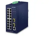 PLANET IGS-4215-16T2S switch Gestionado L2/L4 Gigabit Ethernet (10/100/1000) Azul