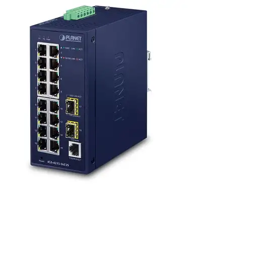 PLANET IGS-4215-16T2S switch Gestionado L2/L4 Gigabit Ethernet (10/100/1000) Azul