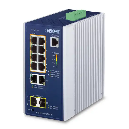 PLANET IGS-4215-8UP2T2S switch Gestionado L2/L4 Gigabit Ethernet (10/100/1000)