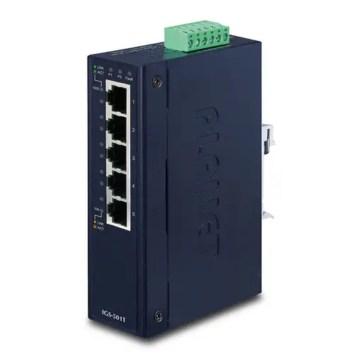 PLANET IGS-501T switch No administrado Gigabit Ethernet (10/100/1000) Azul