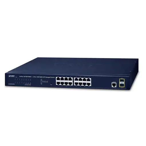 PLANET GS-4210-16T2S switch Gestionado L2/L4 Gigabit Ethernet (10/100/1000)