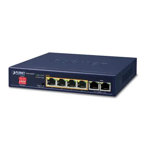 PLANET GSD-604HP switch No administrado Gigabit Ethernet (10/100/1000)