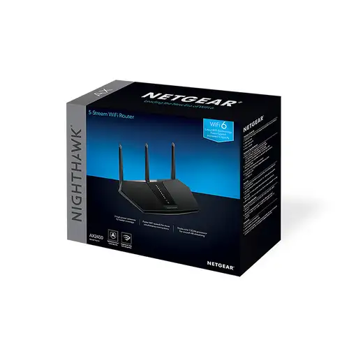 NETGEAR Nighthawk AX/5-Stream AX2400 WiFi 6 Router (RAX30)