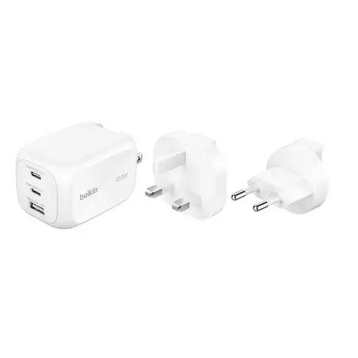 Belkin WCH016hqWH Universal Blanco Corriente alterna Carga rápida Interior