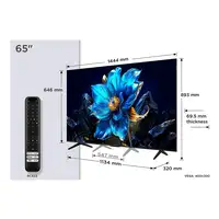 TCL P7K 65P7K Televisor 165,1 cm (65'') 4K Ultra HD Smart TV Wifi Metálico 450 cd /
