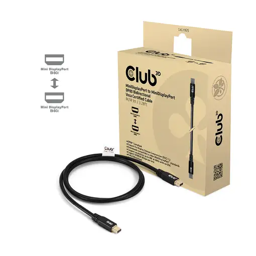 CLUB3D CAC-1165 cable DisplayPort 1 m Mini DisplayPort Negro