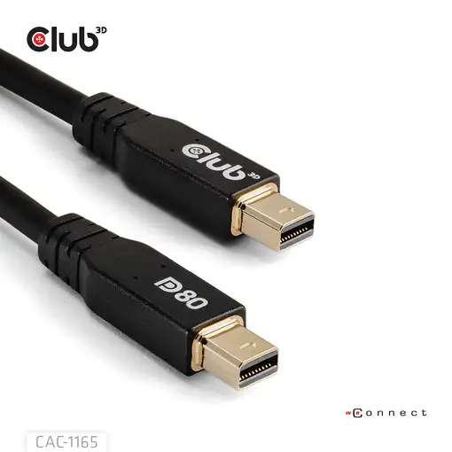 CLUB3D CAC-1165 cable DisplayPort 1 m Mini DisplayPort Negro