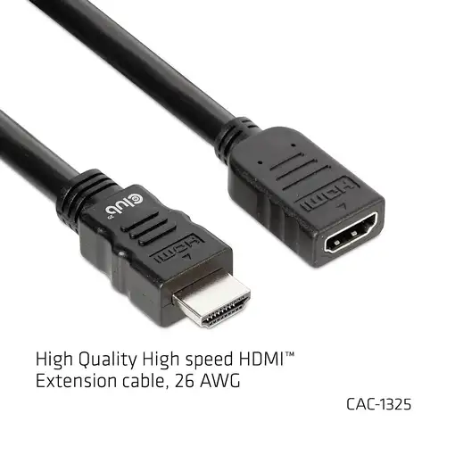 CLUB3D CAC-1325 cable HDMI 5 m HDMI tipo A (Estándar) Negro