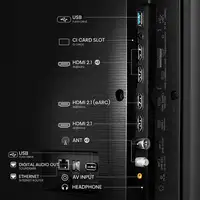 Hisense 65U7NQ Televisor 165,1 cm (65") 4K Ultra HD Smart TV Wifi Negro 1500 cd /