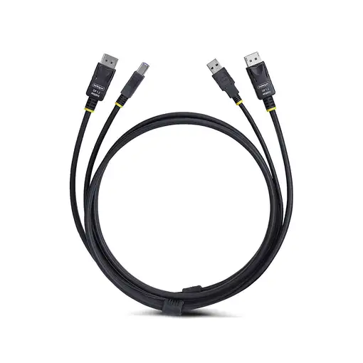 StarTech.com Cable KVM DisplayPort y USB 3.0 5Gbps de 1,8m - 4K 60Hz