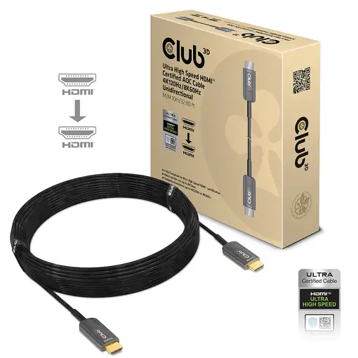 CLUB3D CAC-1376 cable HDMI 10 m HDMI tipo A (Estándar) Negro