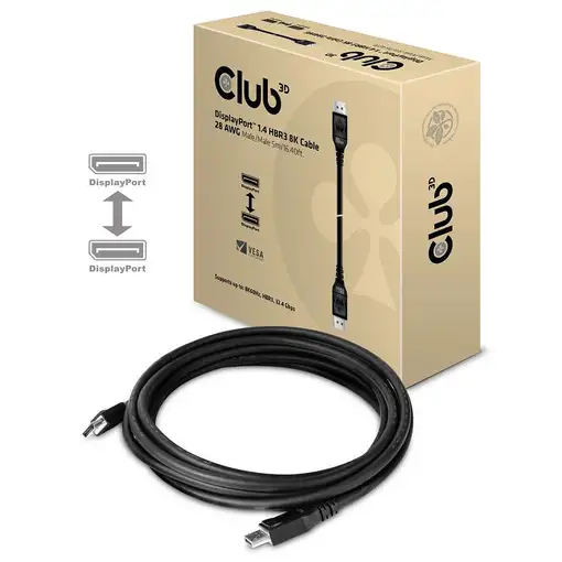 CLUB3D Cable DisplayPort 1.4 HBR3 8K M/M 5 metro