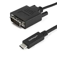 StarTech.com Cable de 1m USB-C a DVI - 1920 x 1200 - Negro