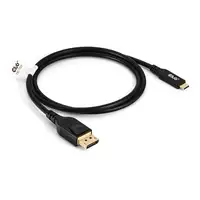 CLUB3D CAC-1559 adaptador de cable de vídeo 1 m USB Tipo C DisplayPort Negro
