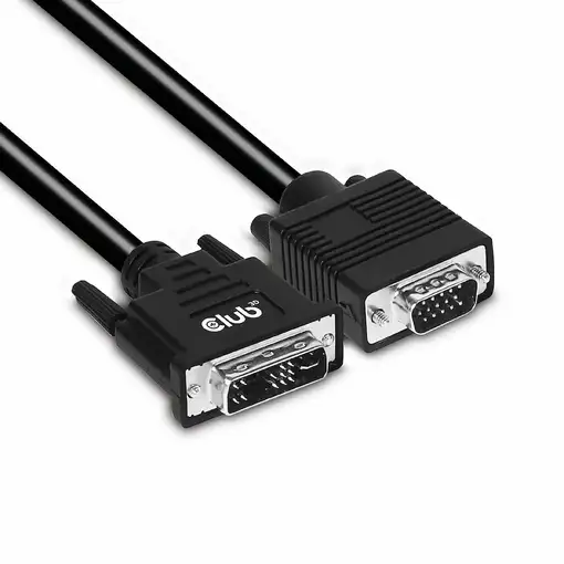CLUB3D DVI-A TO VGA CABLE M/M 3m/ 9.8ft 28 AWG Negro CLUB3D DVI-A TO VGA CABLE M/M 3m/ 9.8ft 28 AWG Negro