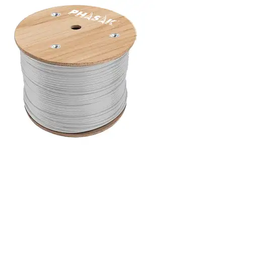 Phasak Bobina Cobre 100% Sólido S/FTP Certificada LSZH AWG23 Cat.6A 305 m