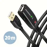 Axagon ADR-220 USB 2.0 A-M -> A-F active extension/repeater cable 20m - Kabel