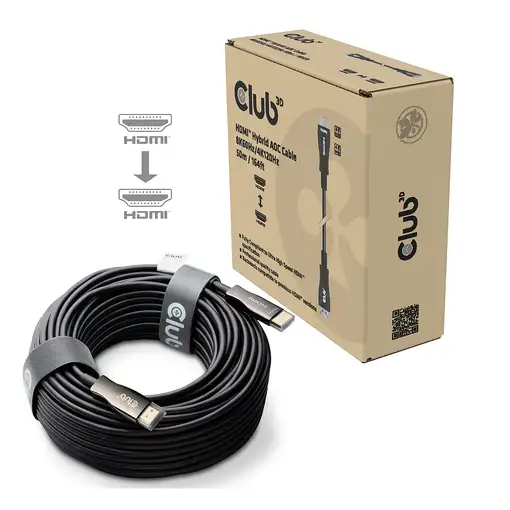 CLUB3D CAC-1393 cable HDMI 50 m HDMI tipo A (Estándar) Negro CLUB3D CAC-1393 cable HDMI 50 m HDMI tipo A (Estándar) Negro