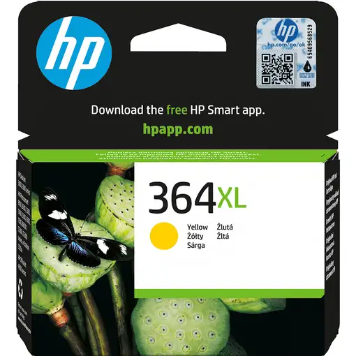 HP Cartucho de tinta original 364XL de alta capacidad amarillo