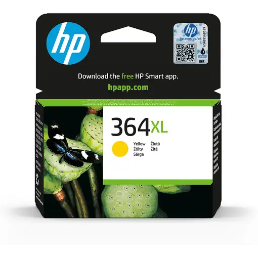 HP Cartucho de tinta original 364XL de alta capacidad amarillo
