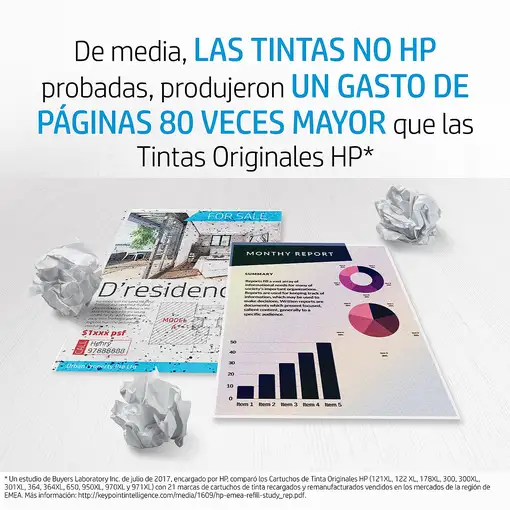 HP Cartucho de tinta original 364XL de alta capacidad amarillo