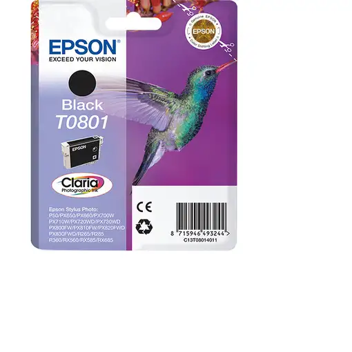 Epson Hummingbird Cartucho T0801 negro