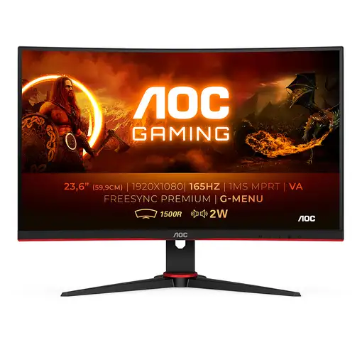 AOC G2 C24G2AE/BK pantalla para PC 59,9 cm (23.6") 1920 x 1080 Pixeles Full HD LED