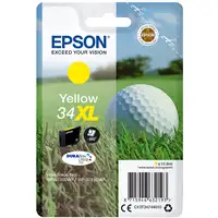 Epson Golf ball Singlepack Yellow 34XL DURABrite Ultra Ink