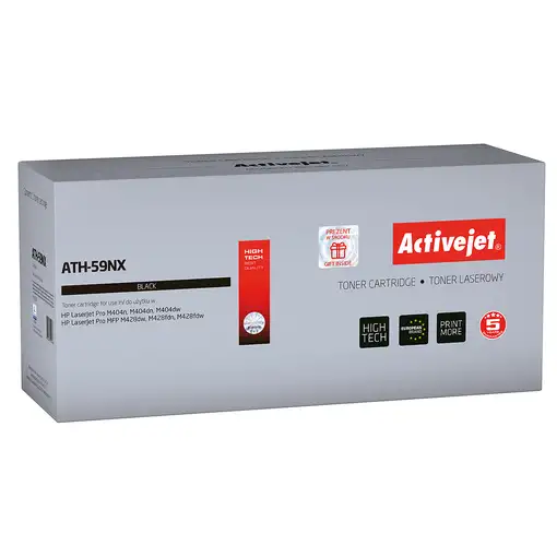 Activejet ATH 59NX Toner (repuesto HP 59X CF259X; Supreme; 10.000 páginas; negro)