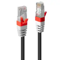 Lindy 45343 cable de red Negro 50 m Cat6a S/FTP (S-STP)