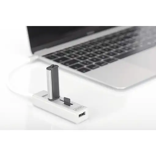 Digitus Concentrador OTG USB Type-C™ OTG con 3 puertos + lector de tarjetas