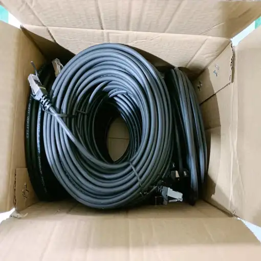 Equip 635597 cable de red Negro 0,5 m Cat6 S/FTP (S-STP) Alrededor