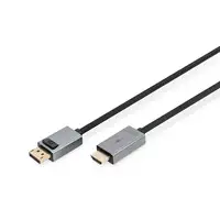 Digitus Cable adaptador 4K DisplayPort, DP - HDMI tipo A