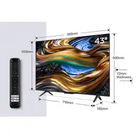 TCL P75 43P755 Televisor 109,2 cm (43") 4K Ultra HD Smart TV Wifi Titanio