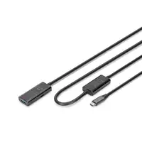 Digitus Cable alargador USB 3.2 Gen1 5G activo, USB-C - USB-A, 10 m