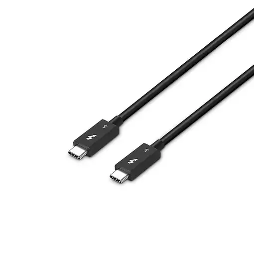 Lindy 31130 cable Thunderbolt 1 m 80 Gbit/s Negro