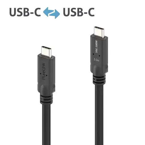 PureLink PI6600-050 cable USB USB 3.2 Gen 1 (3.1 Gen 1) 5 m USB C Negro