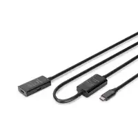 Digitus Cable alargador USB 3.2 Gen1 5G activo, USB-C - USB-C, 10 m