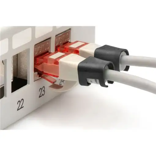 Digitus Clips de color para cables de conexión - negro