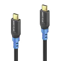 PureLink FI-U400-020 cable USB USB4 Gen 2x2 2 m USB C Negro, Azul