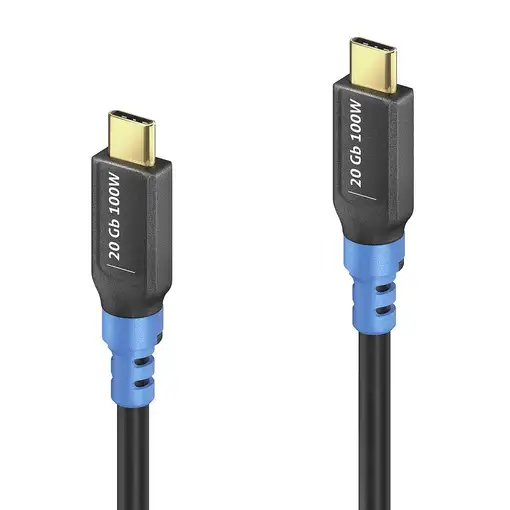 PureLink FI-U400-020 cable USB USB4 Gen 2x2 2 m USB C Negro, Azul